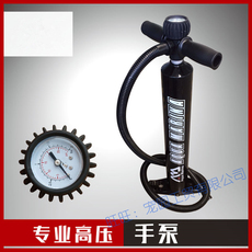 Насос 冲浪板sup浆板桨板趴板皮划艇船魔毯高压手拉泵脚踩充气泵打气筒