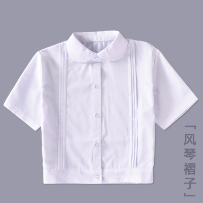 taobao agent Japanese school skirt, student pleated skirt, short jacket, cute organ, with short sleeve, round collar