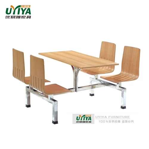 Специальная индивидуальная школьная фабричная столовая, конъюзационная таблица, стул KFC Fast Fast Fast Stainless Steel Четырехперен