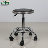 Прямая продажа бара красоты салон из нержавеющей стали поднятие круглого стула лаборатория