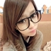 Lớn mặt kính khung cận thị nữ mặt tròn thủy triều lớn màu đen khung kính nam gương phẳng Hàn Quốc phiên bản của khung hình đầy đủ retro kính khung Kính khung
