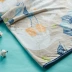 [Lucky] mèo con mèo hai mặt in flannel chăn tấm thảm như Mo bão bão meo mùa hè máy lạnh chăn giải trí - Ném / Chăn