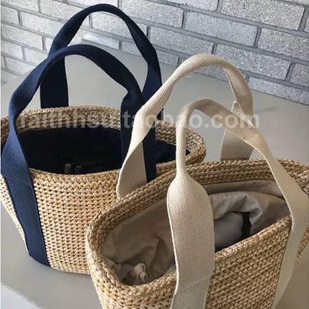 Летняя соломенная пляжная сумка, 2020, в корейском стиле