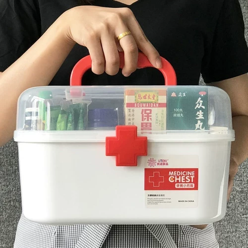 Baby Baby Baby Drug Heress Box Portable Portable First Aid Kit