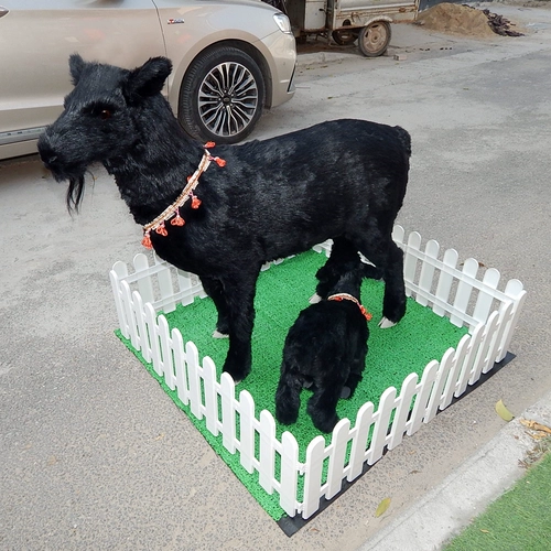 Симуляция козьей модель украшения животных Большой и белого овец, порошковое магазин