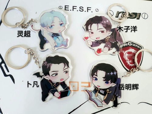 Акриловый брелок, мультяшная подвеска для влюбленных, фотография, делается под заказ, креативный подарок