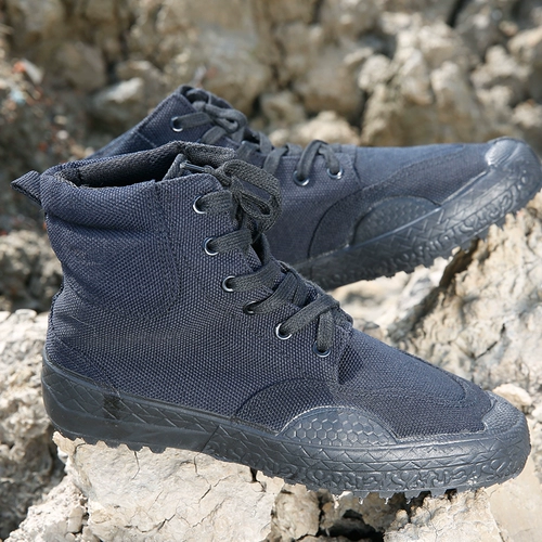 Подлинная китайская обувь черная холст