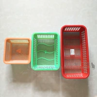 Квадратная прямоугольная пластиковая маленькая корзина, система хранения, палочки для еды