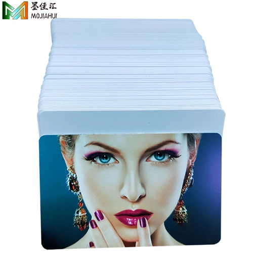 Чернильная песня ПВХ струйная карта цветовая карта карта карты карты карты, прямая печать и покрытие белая карта 145*102