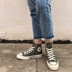 Converse Converse 1970s Samsung tiêu chuẩn màu đen cao màu vàng cao màu xanh hải quân quân đội màu xanh lá cây giày vải cao 162050c - Plimsolls giày the thao nữ Plimsolls