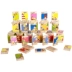 50 cái của thịt viên bằng gỗ nhận thức tang thơ 100 câu đố domino giáo dục mầm non trí tuệ khối xây dựng đồ chơi