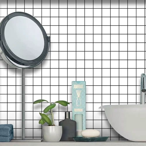 Черно -белая розовая желтая темно -зеленая большая красная керамическая мозаичная ванная кухня Ktv Bar Mosaic