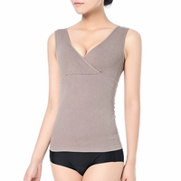 Fimage ấm vest nữ phần mỏng V-cổ modal nhựa nhẹ cơ thể đẹp liền mạch giảm béo đồ lót quần lót phụ nữ