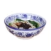 Bát sứ màu xanh và trắng tùy chỉnh 
            Bộ đồ ăn bằng gốm Bát lớn Bát súp Hộ gia đình thương mại Bát ramen Trung Quốc Retro Mì thịt bò Bát cay Đồ ăn tối