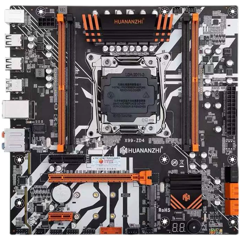 HUANANZHI/ X99-ZD4 материнская плата 2011 настольный компьютер DDR4 новый игровой более открыто