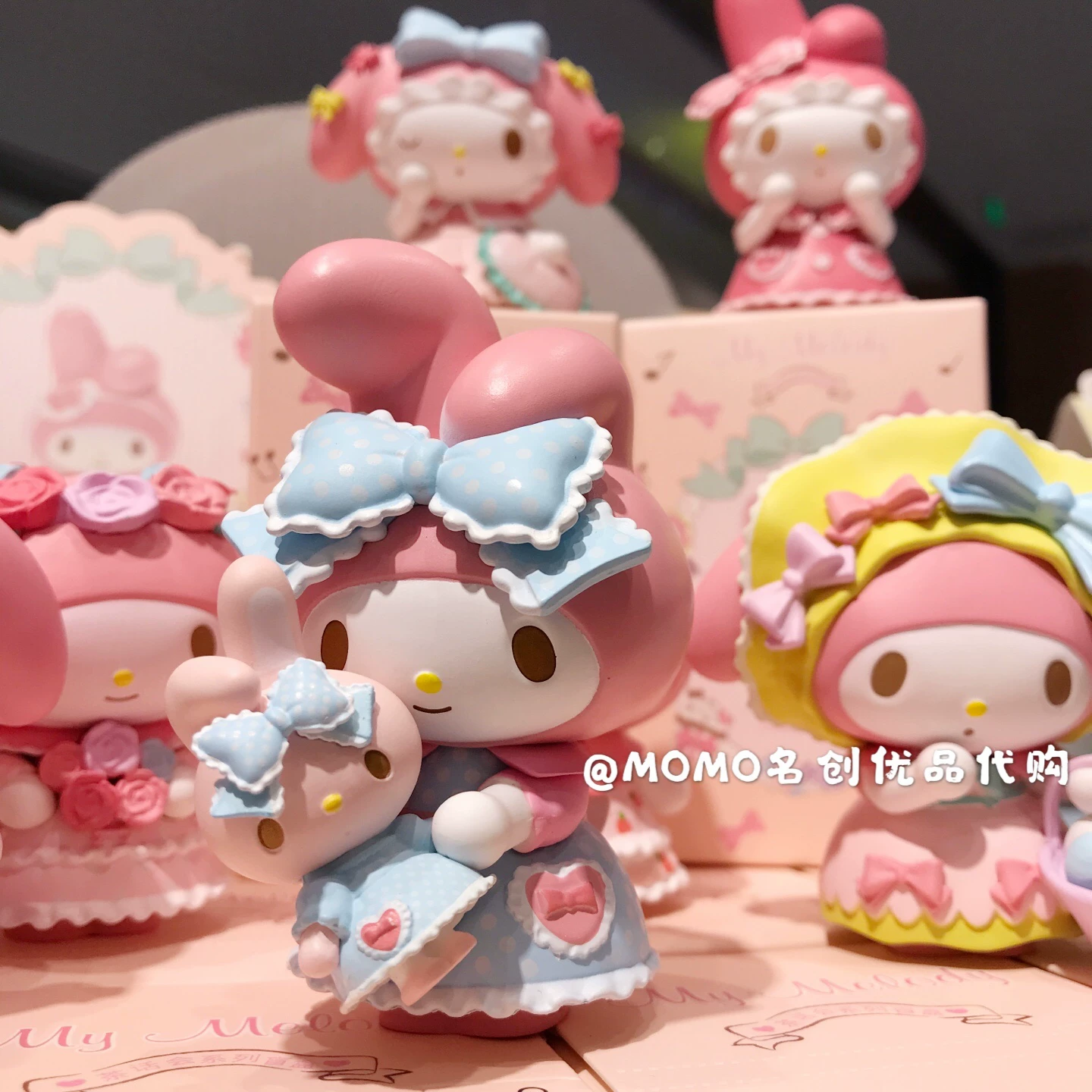 Miniso Mingyin Youpin Mymelody Tea Society слепой слепой нарезанный Мелати милая настольная коллекция