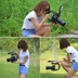 Điện thoại di động Máy ảnh DSLR cân bằng nhiếp ảnh ổn định chống rung hình chữ U cầm tay khung cầm tay quay video PTZ - Phụ kiện máy ảnh DSLR / đơn balo máy ảnh laptop Phụ kiện máy ảnh DSLR / đơn