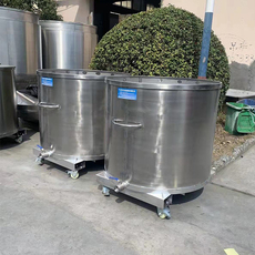 Химическое оборудование 分散机拉缸 不锈钢涂料拉缸 移动式搅拌桶分散机油漆搅拌桶储罐