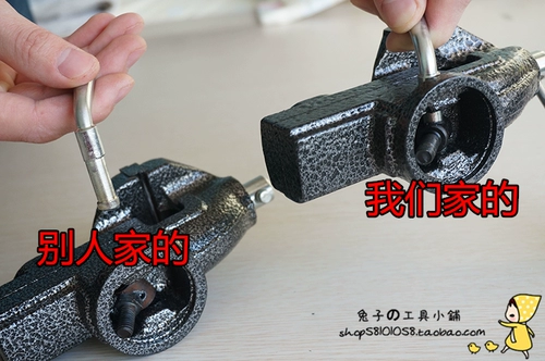 Стол с зажимом ручной работы домохозяйства маленькая литая сталь Tiger Pliers Mini Tiger Tiger Tiger Tiger Pliers Diy Multi -Function 360 -градусный вращение