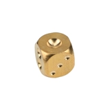 Латунные игральные кости, ручка, металлическое украшение в руку