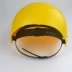 Mặt nạ hàn màu vàng bảo vệ mặt chống đau mắt kính bảo hộ lao động chất liệu PVC siêu dày