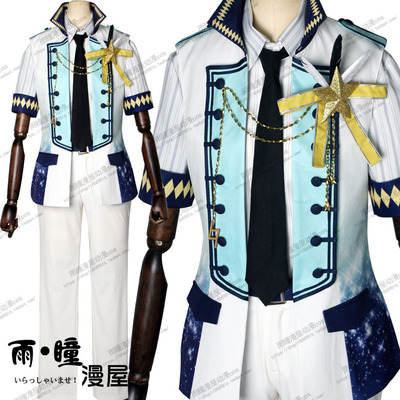 taobao agent [Rain Hitoma Manura House] Idolish7 White Valentine's Day Liu Mi 凪 cos clothes i7 white love cos service