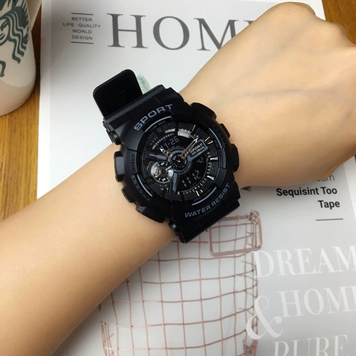 Водонепроницаемые брендовые цифровые часы подходит для мужчин и женщин, для средней школы