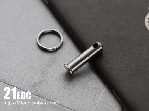 21EDC вставка с двойным круговым питьевым кольцом DIY зонтик веревкой веревочной тапоре, ключ кольца BINK Titanium Mount