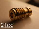 21EDC Brass Bronze High -Presision Mini Laser Ballistic Bead ракетная кулона подвеска
