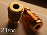 21EDC Brass Bronze High -Presision Mini Laser Ballistic Bead ракетная кулона подвеска