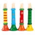 Orff giác ngộ đầy màu sắc bằng gỗ màu nhạc cụ trumpet 唢呐 trẻ em giáo dục sớm đồ chơi giáo dục nhận thức âm nhạc