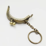 Маленькая кукла с аксессуарами ручной работы, золотой серебряный брелок с ключом, 5 см