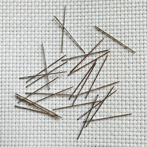 Итальянская радужная игольчатая игладичная вышитая вышитая вышивая вышивая вышивая игла № 24 Dae Zhongge Специальная ручка с круглой головкой