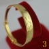 Đồng thau mạ vàng cưới đẩy- kéo vòng đeo tay 12mm rộng điều chỉnh giả vàng nữ vòng đeo tay chạy Jianghu triển lãm