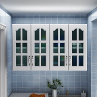 Кухонный шкаф балкон подвесной шкаф простая стена -хранение шкаф для хранения ванная комната стеклянная дверь висят шкаф на стены шкаф
