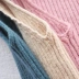Áo trẻ em 2018 mới cho bé vest vest bé đan màu rắn đan vest nữ mùa xuân và bộ mùa thu áo gile xốp cho bé Áo ghi lê