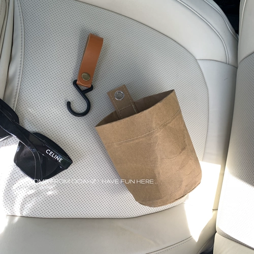 Универсальный держатель для стакана, кожаный подвесной органайзер, сумка для хранения