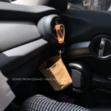 Универсальный держатель для стакана, кожаный подвесной органайзер, сумка для хранения