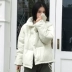 Áo khoác cotton mùa đông 2018 mới chống mùa quần áo cotton nữ ngắn bánh mỳ mềm mại phiên bản Hàn Quốc của áo khoác cotton bf lỏng thủy triều áo phao dáng dài hàn quốc Bông