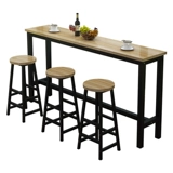 Заблокирован столом на стенах, простая домашняя гостиная, современный магазин с длинным молочным чай