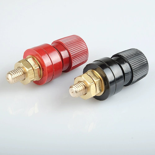 Pure Copper JS-333 Проводная столба M6 Репутатор проводка кучи свай кучи свай груды питания электроэнергии электрический исходный терминал 6 мм аксессуары динамика