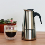 Mocha nồi nhà Ý tập trung nồi cà phê thép không gỉ Ý espresso máy pha cà phê