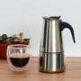 Mocha nồi nhà Ý tập trung nồi cà phê thép không gỉ Ý espresso máy pha cà phê ly thủy tinh uống cà phê