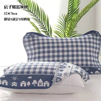 Khăn bông gạc một vài chiếc khăn 100% cotton gối ba lớp mềm mại cao cấp châu Âu vỏ gối đẹp