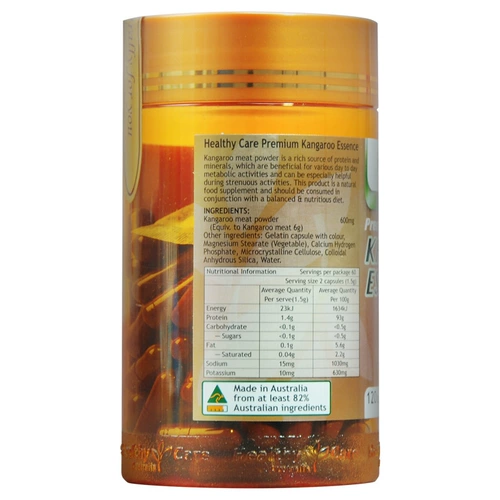 Австралия здравоохранение Кенгуру Капсула капсула мужского пола Взрослые взрослые улучшают энергию и физическую силу HC 120 капсулы