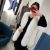 2018 thu đông mới áo vest lông nữ dài phần giả lông cáo Mỏng mỏng lông dày vest hoang dã Faux Fur