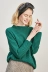 33 đặc biệt nghệ thuật đơn giản retro len ấm cashmere ba màu xoắn lỗ dải đầu vòng cổ đan áo len Áo len