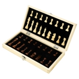 Бесплатная доставка магнитная деревянная шахматная деревянная пластиковая складная шахматная доска+кусочки шахматы с твердым деревом встроенная упаковка