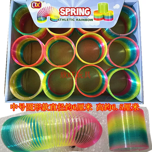 Умная игрушка для детского сада, магический пластиковый пружок Slinky, раннее образование, ностальгия