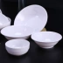 Trung Quốc melamine bộ đồ ăn giả sứ bát sứ melamine bát nhựa cháo bề mặt bột bát cay móc móc - Đồ ăn tối
